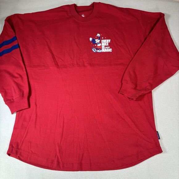 Run Disney Mickey Every Mile Is Magic 2021 Spirit Jersey Adult Medium NWT Red - Picture 2 of 10